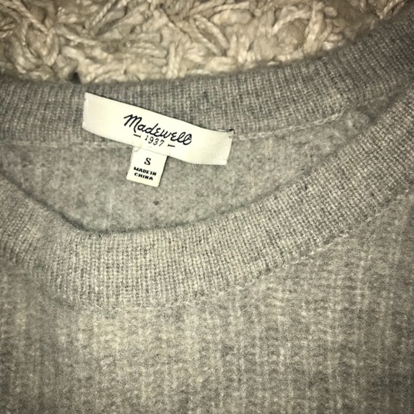 NWOT Madewell Grey Sweater - Picture 3 of 3